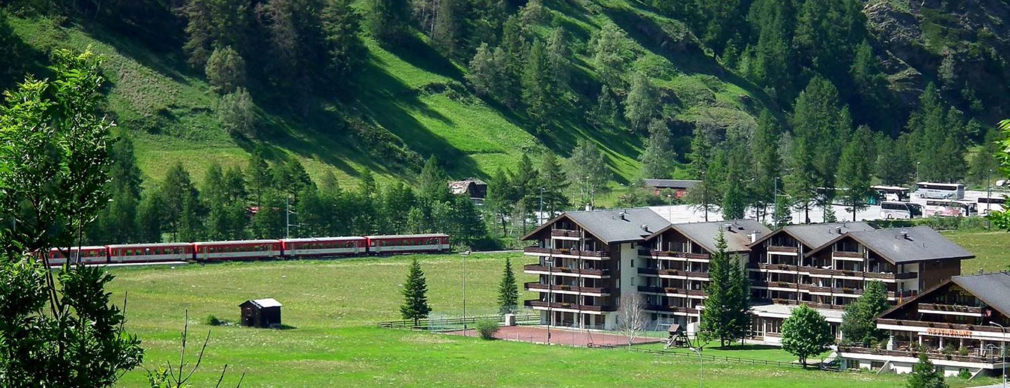Monte Rosa Taesch, Apartments Mit Wellness Bereich エクステリア 写真