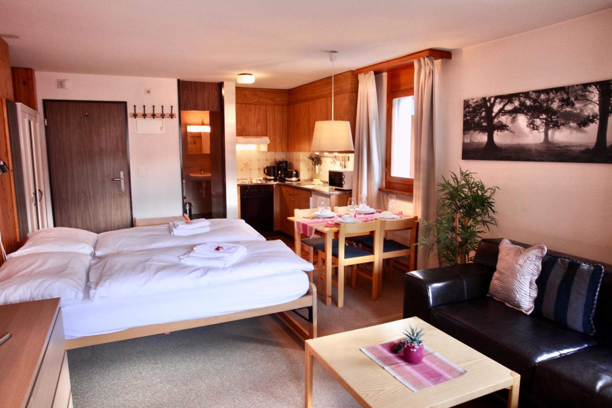 Monte Rosa Taesch, Apartments Mit Wellness Bereich エクステリア 写真