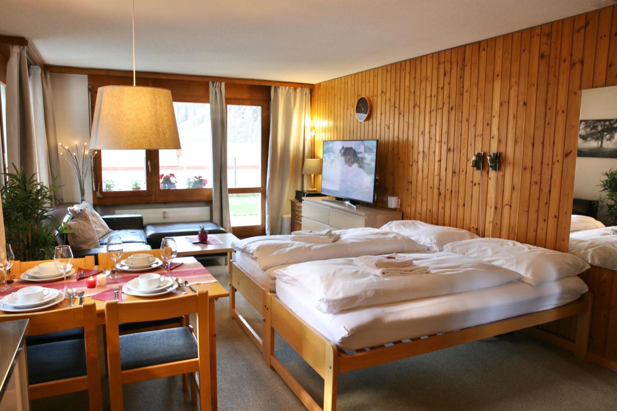 Monte Rosa Taesch, Apartments Mit Wellness Bereich エクステリア 写真